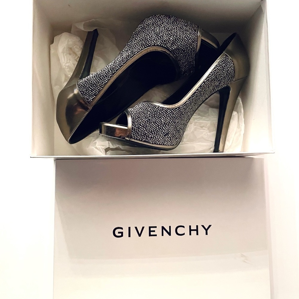 Givenchy peep toe heels